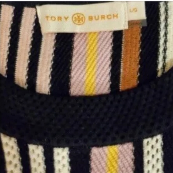 Tory Burch Multicolored Striped Sleeveless Sweater Dress. Large. EUC - Picture 12 of 12